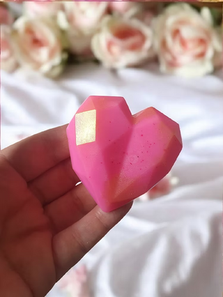 Love heart soap bars