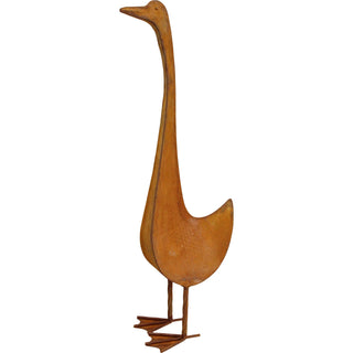 Rusty medium garden Goose