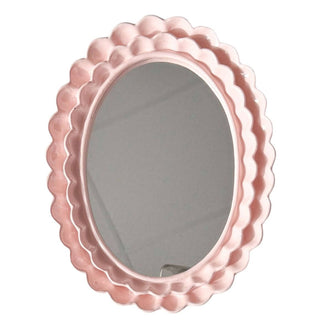 Lotti Petal Oval Mirror Pink