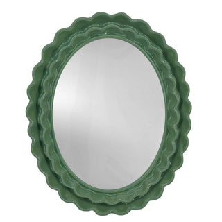 Lotti Petal Oval Mirror sage