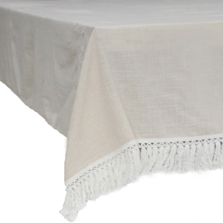Mia embroidered table cloth in natural