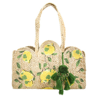 Scallop lemoncello Jute bag