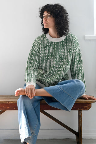 Agnes jumper in roses