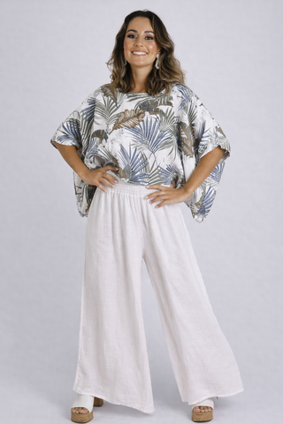 Amalfi pant in white