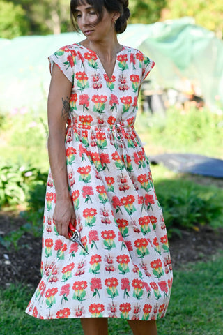 Heidi Dress in Florabelle print