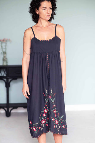 Juliet dress in charcoal