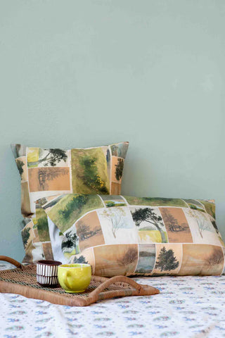Nature studies pillowcase set
