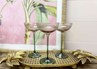 Moss cocktail glass