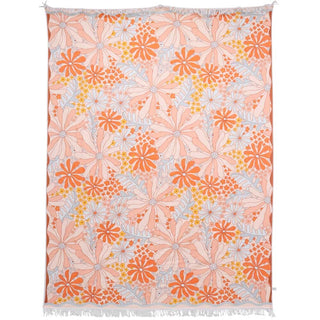 XL beach towel in daisy print