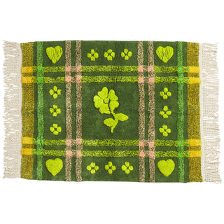 Josephine bath mat in green