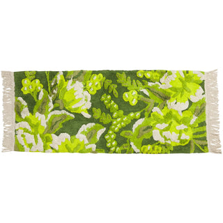 Sierra bath runner in green