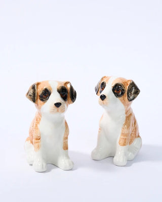 Jack set 2 ceramic salt and pepper shakers