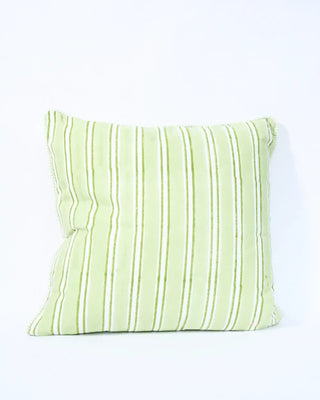 Marigold cotton block print cushion