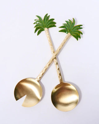 Areca set 2 stainless steel salad servers