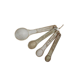 Francis ceramic set 4 measuring spoons