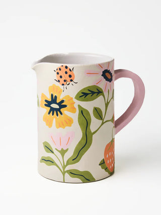 Meadow jug in white