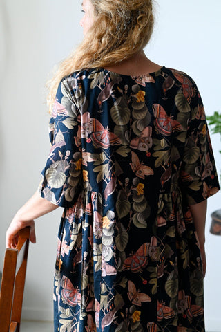 Adele dress in Merian print