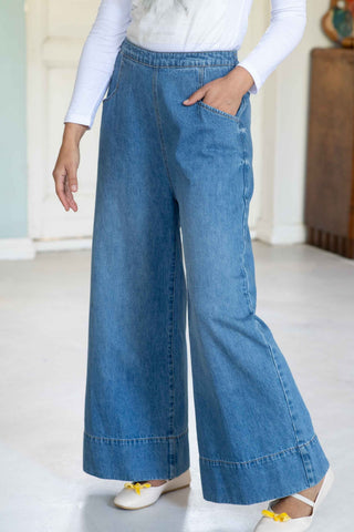 Ollie cord pant in denim