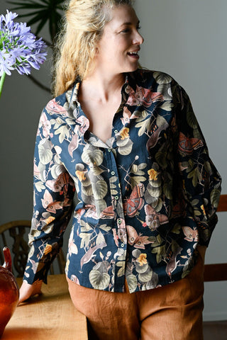 Lauren shirt in Merian print