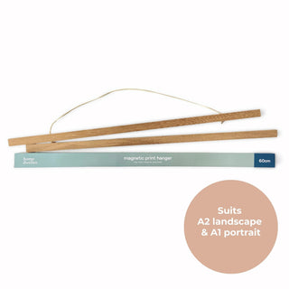 Magnetic art hanger
